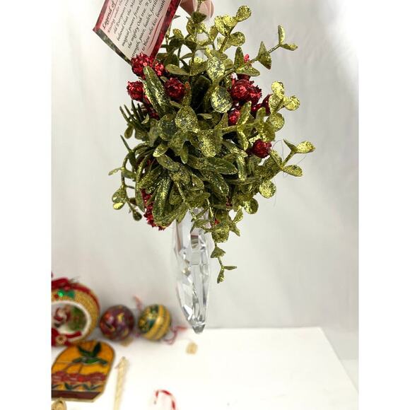 30x VTG Holiday Ornaments Christmas Wood Fabric Metal Lot Collectibles Santa - Picture 12 of 16